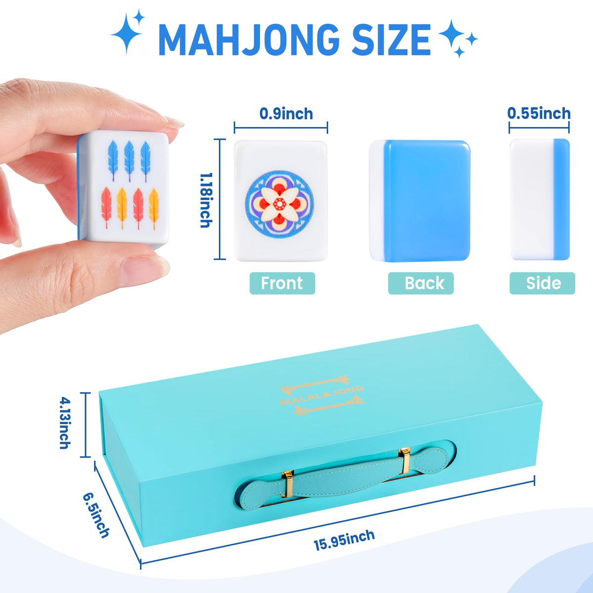 Pink American Mahjong Tile Set
