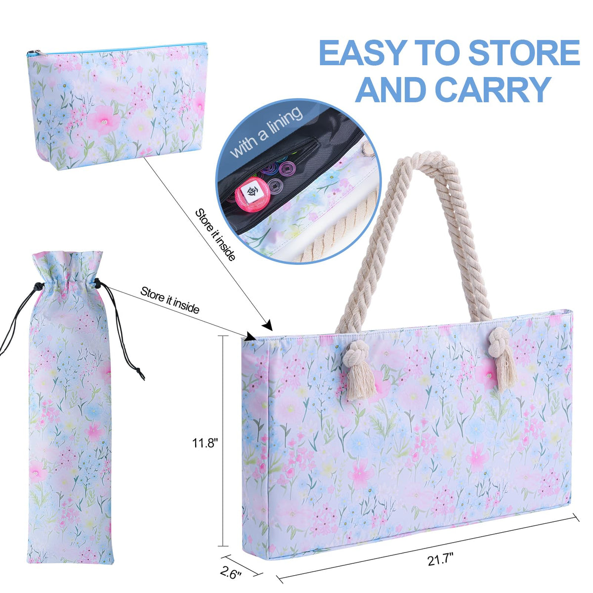 American Mahjong Set Complete with Carrying Bag