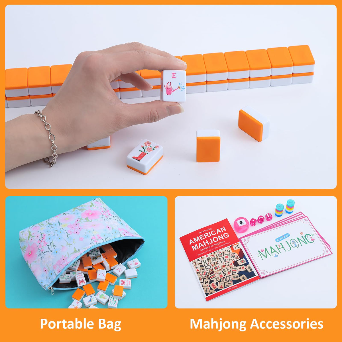 American Mahjong Set Complete with Carrying Bag