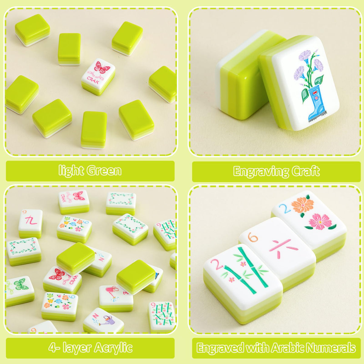 American Mahjong Set Complete with Carrying Bag