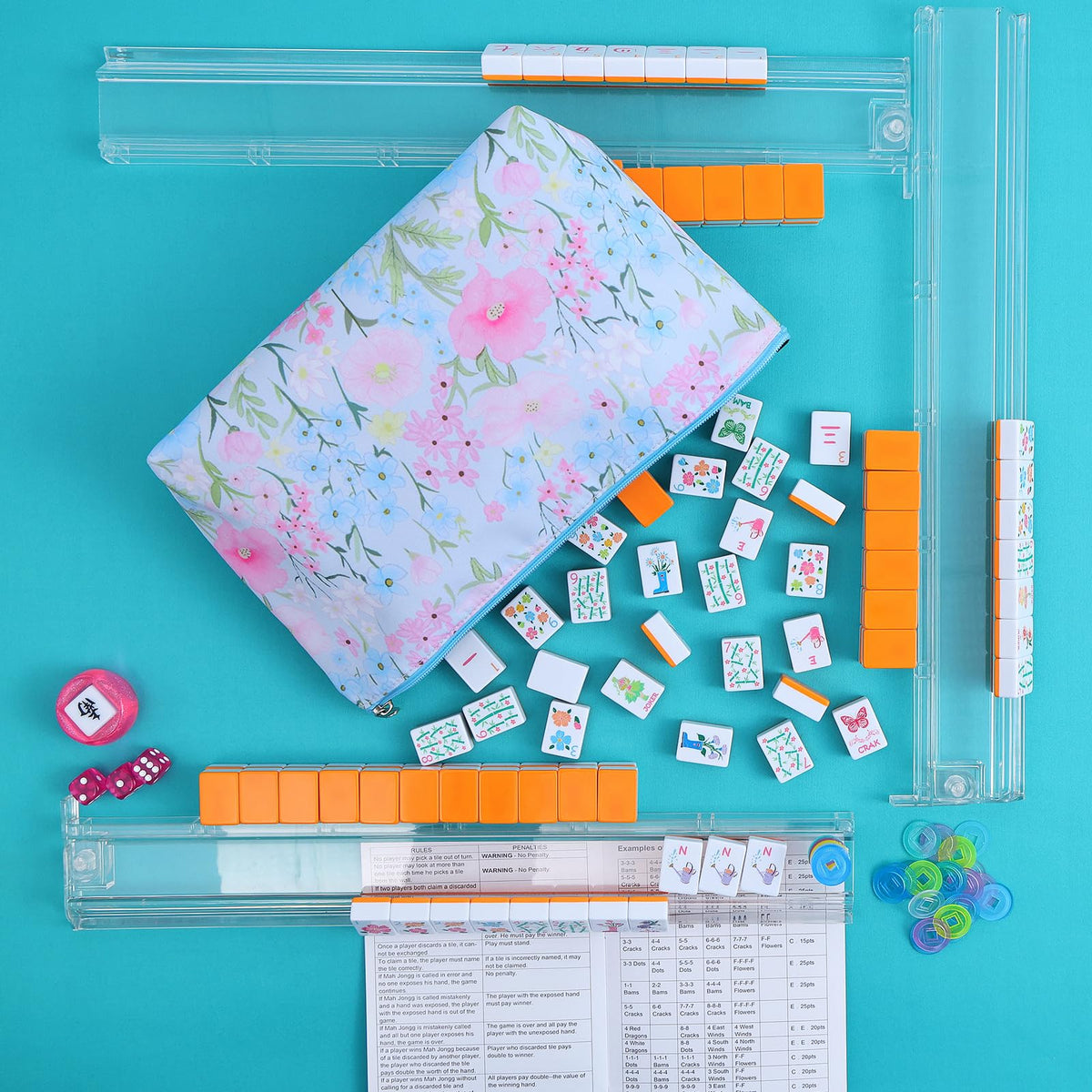 American Mahjong Set Complete with Carrying Bag