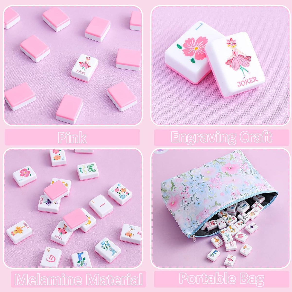 American Mahjong Set Complete with Carrying Bag