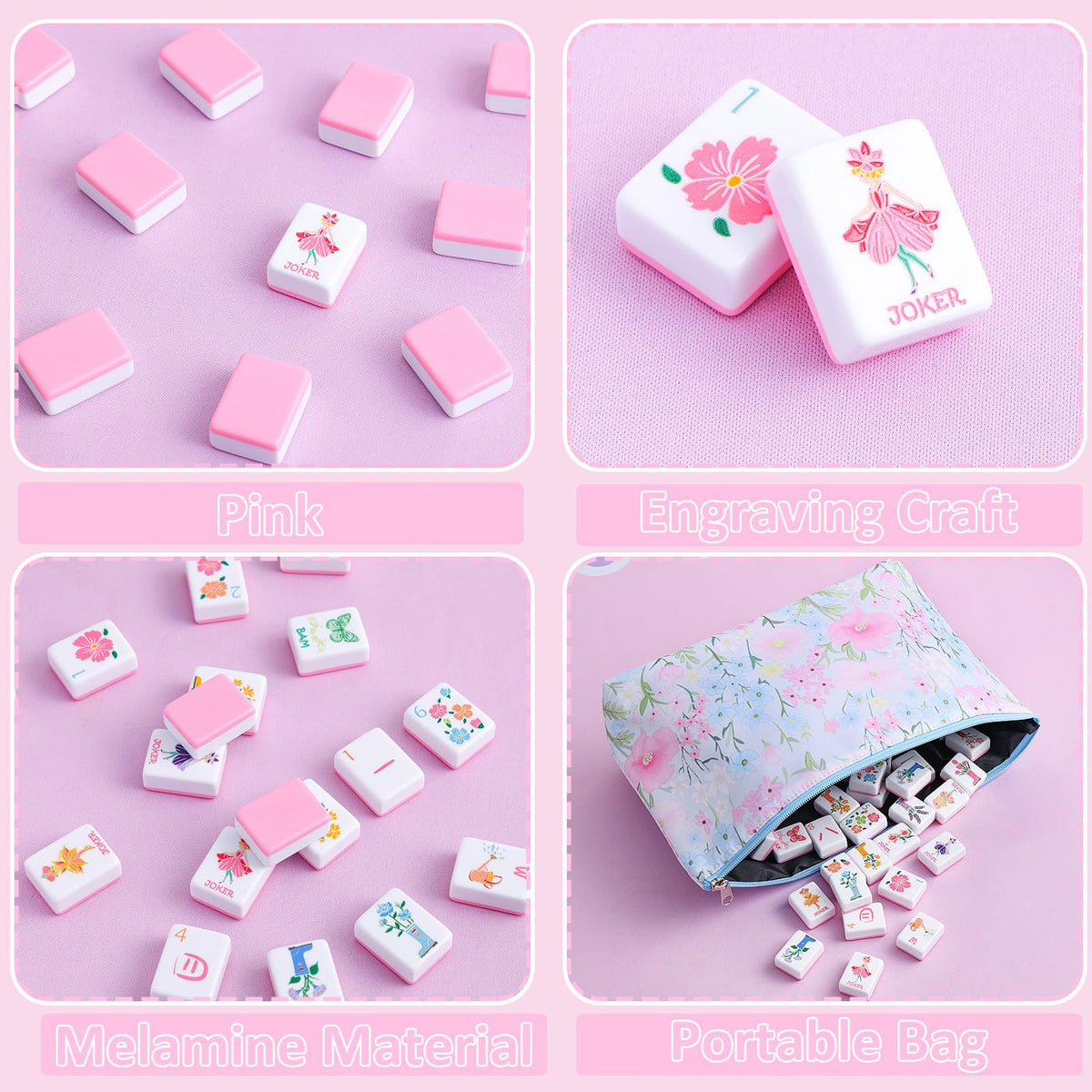 American Mahjong Set Complete with Carrying Bag