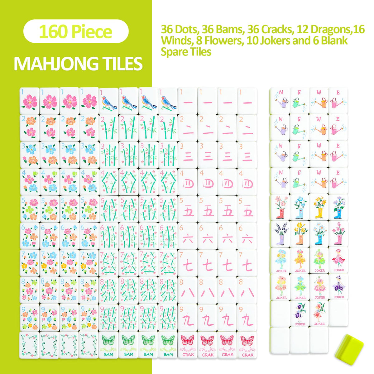 American Mahjong Set Complete with Carrying Bag