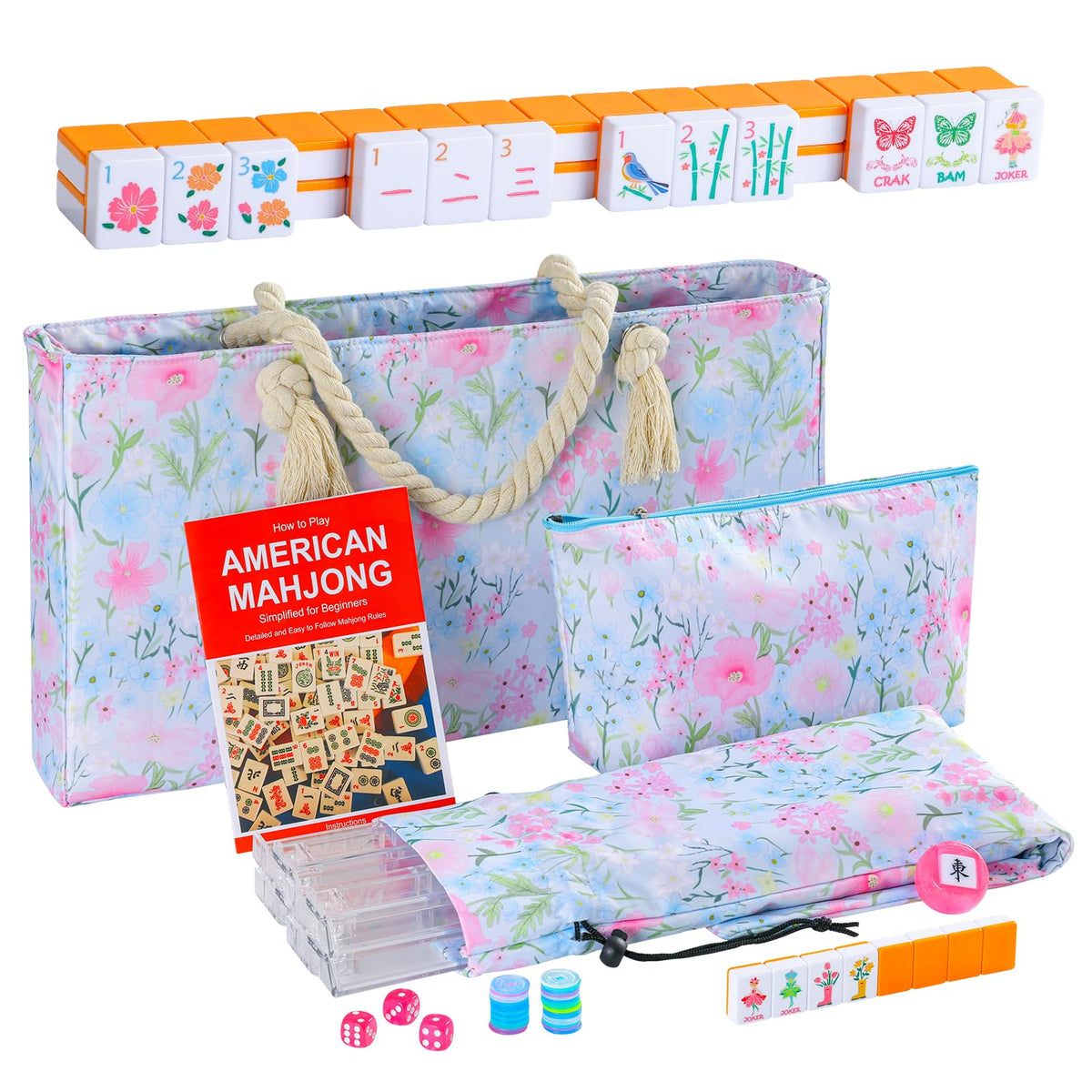 American Mahjong Set Complete with Carrying Bag