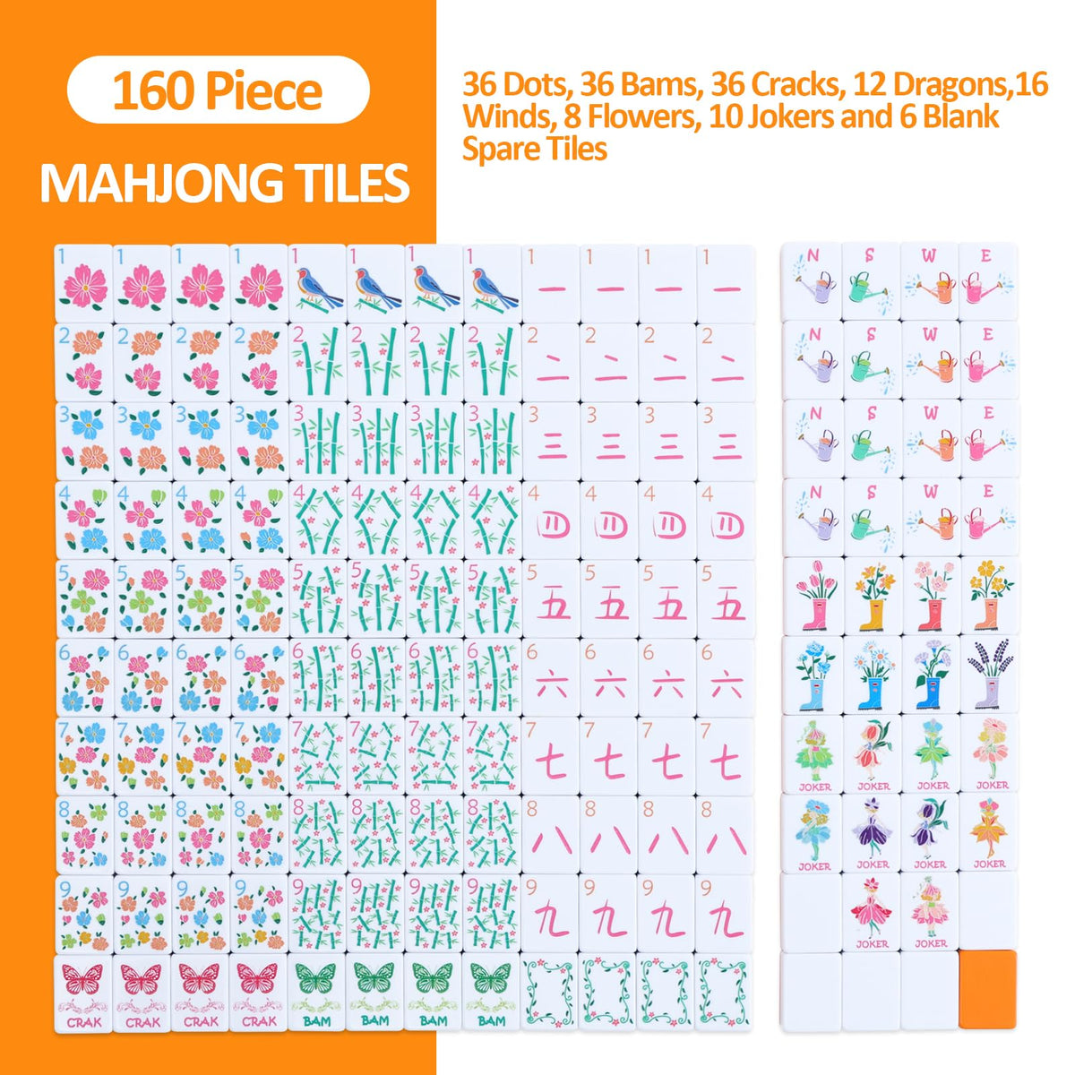 American Mahjong Set Complete with Carrying Bag