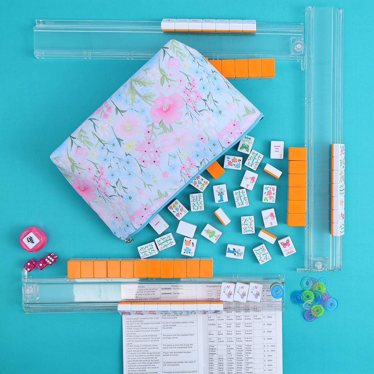 American Mahjong Set Complete with Carrying Bag