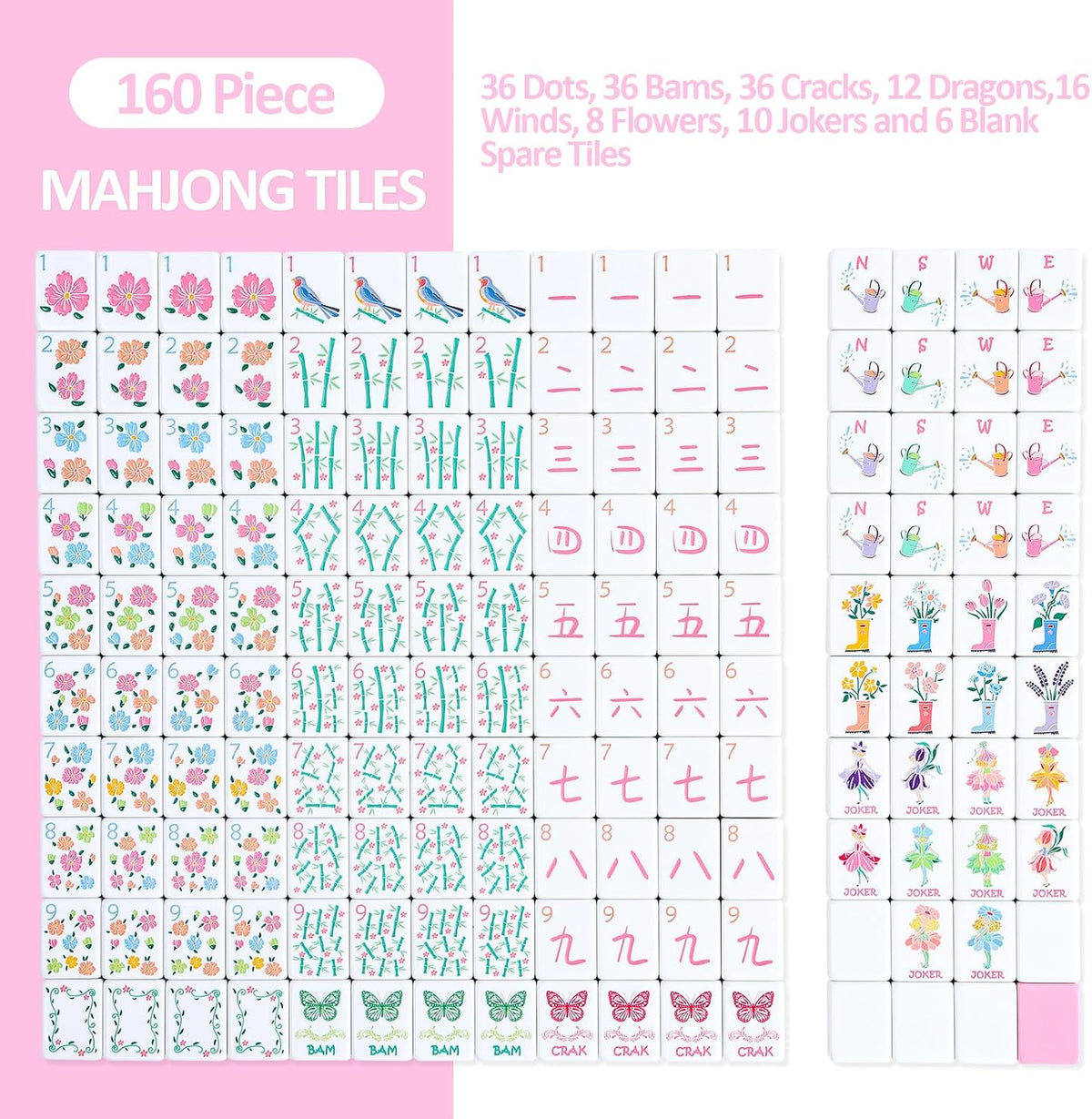 American Mahjong Set Complete with Carrying Bag
