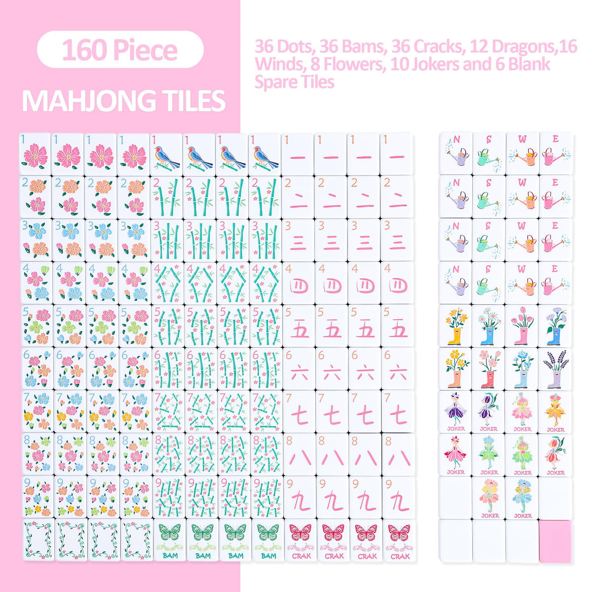 American Mahjong Set Complete with Carrying Bag