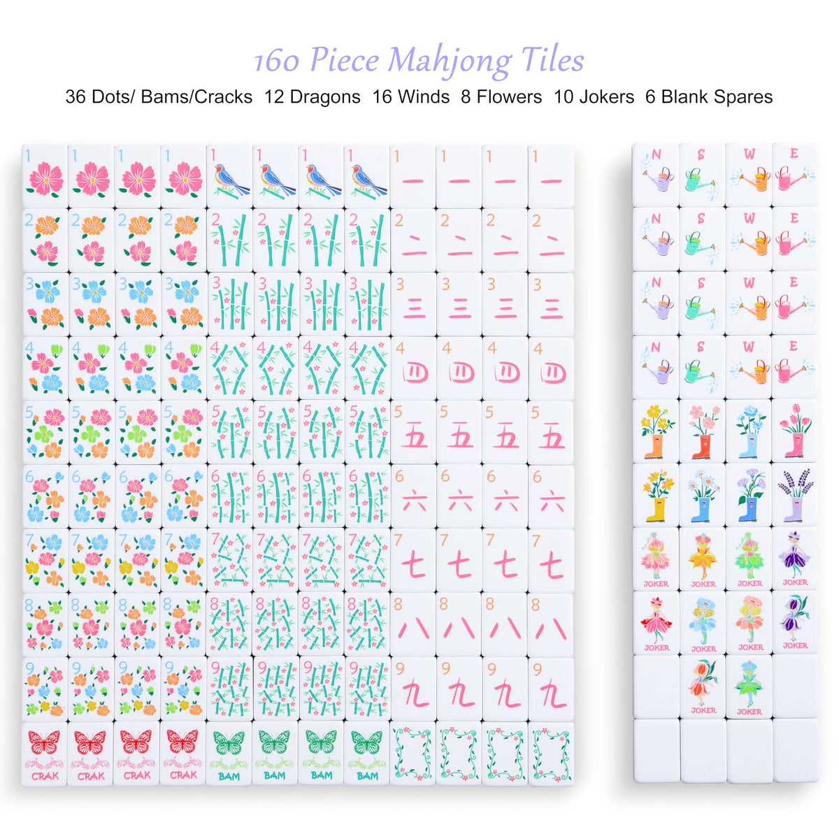 American Mahjong Set Complete with Carrying Bag