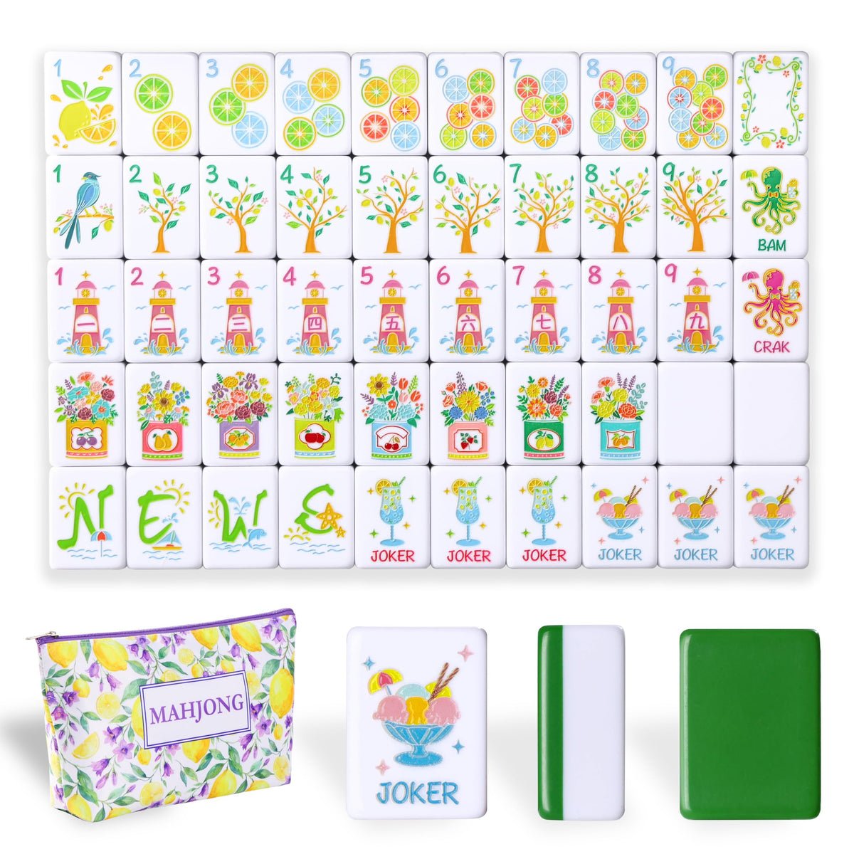American Mahjong Set Complete with Carrying Bag