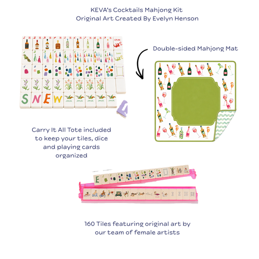 Cocktails Complete American Mahjong Kit