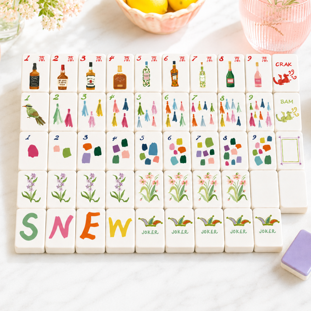 Cocktails Complete American Mahjong Kit