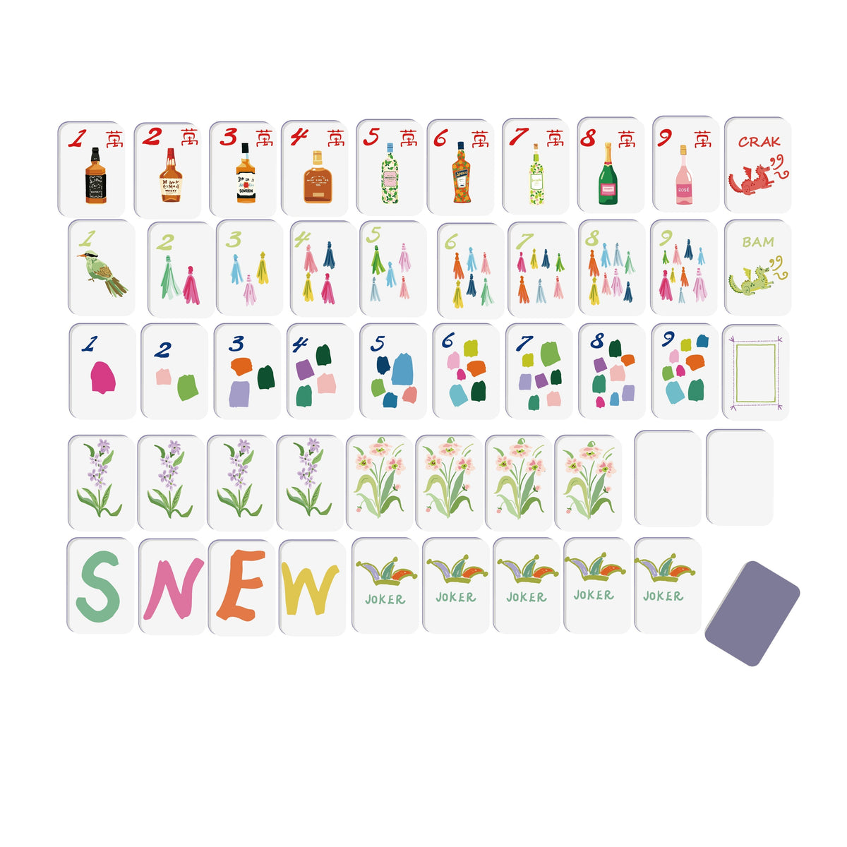 Cocktails Complete American Mahjong Kit